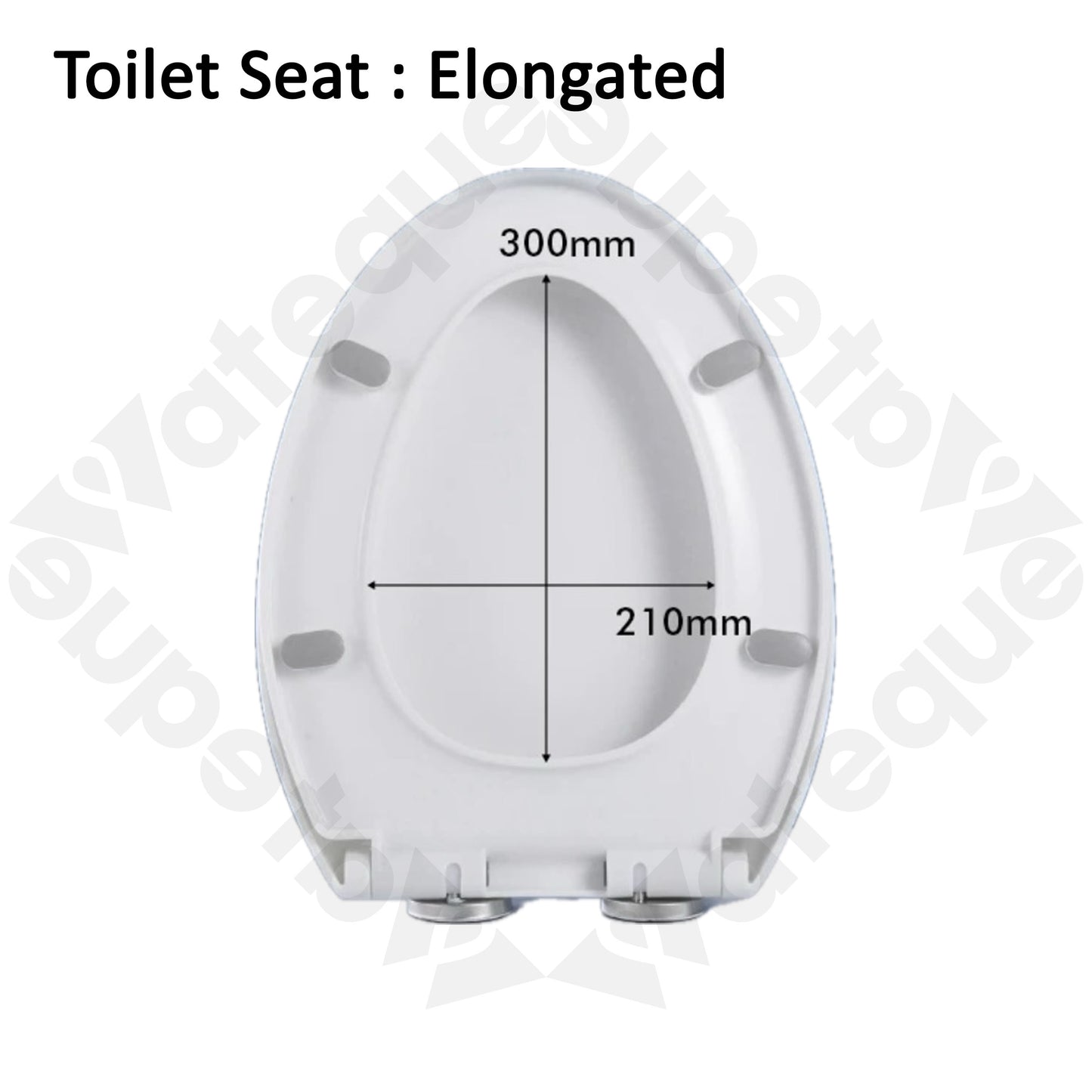 'Wa' Toilet Seat Cover (Elongated)