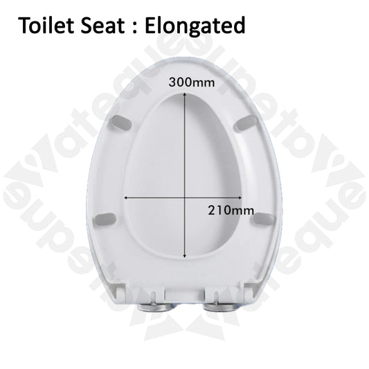 'Wa' Toilet Seat Cover (Elongated)