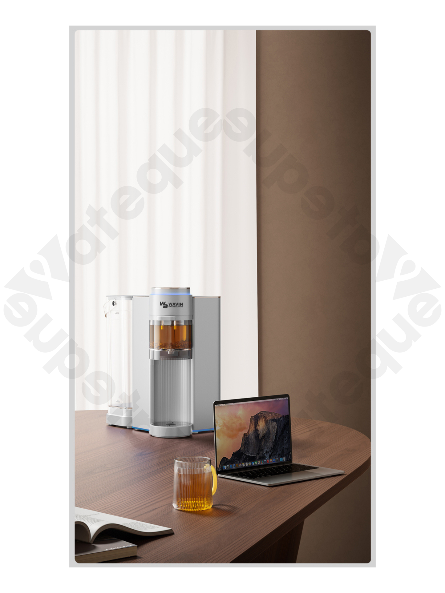 ‘Wa’ TAHOE Table-Top Hot Water Dispenser with Tea Brewing Function
