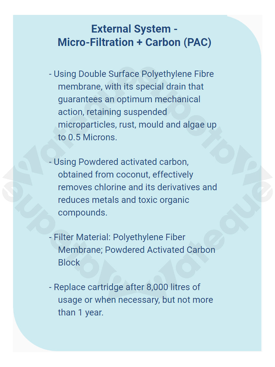 [For Dispenser Maintenance] 'Gorani' REFINE+ Under-Sink Water Filter from Italy