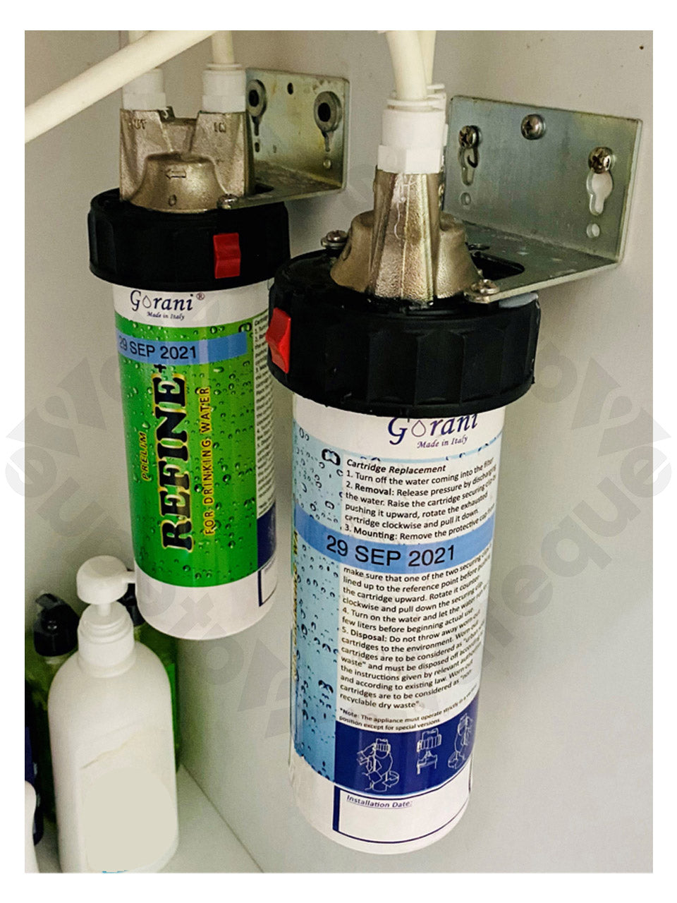 [For Dispenser Maintenance] 'Gorani' REFINE+ Under-Sink Water Filter from Italy